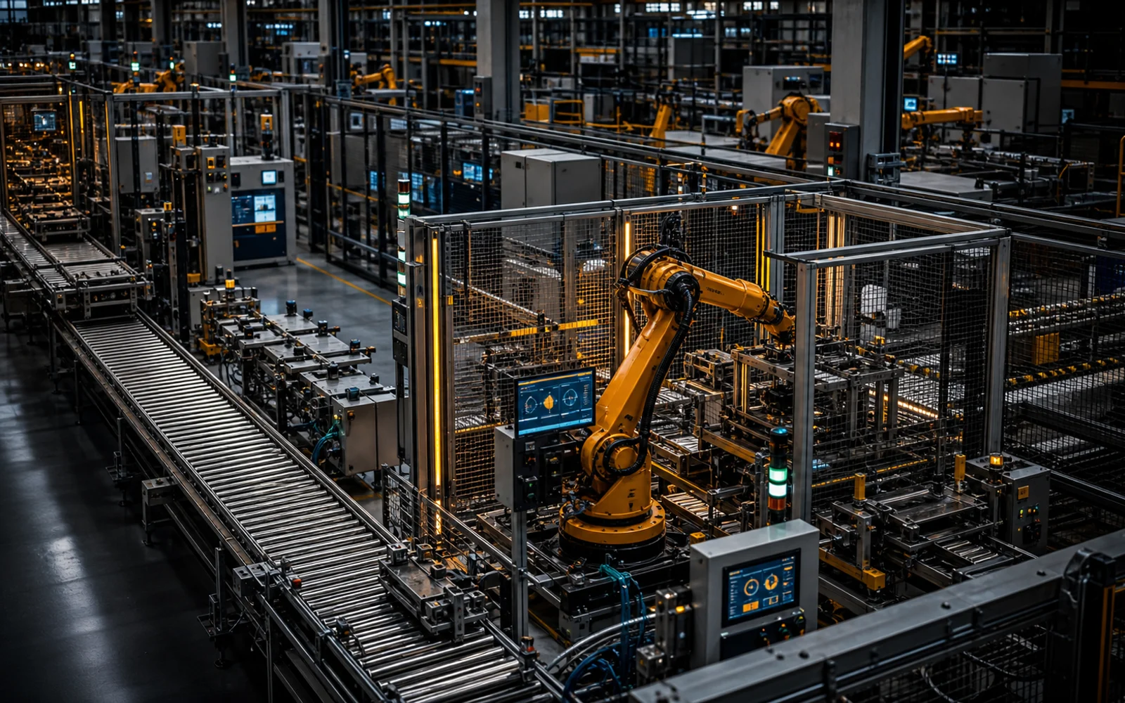 Photoreal no-human mining and industrial operations control environment