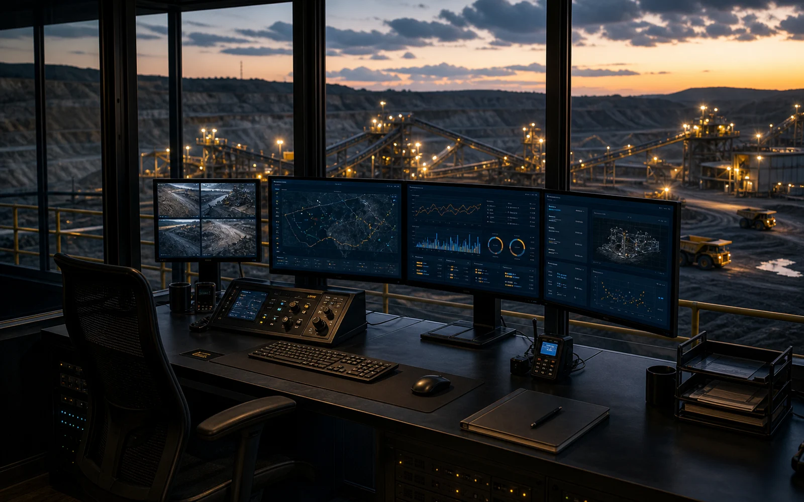 Photoreal no-human construction operations planning environment