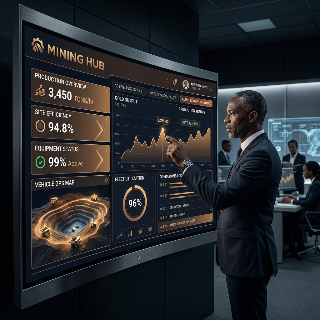 Mining Hub — Enterprise Operations project by NWhite Systems