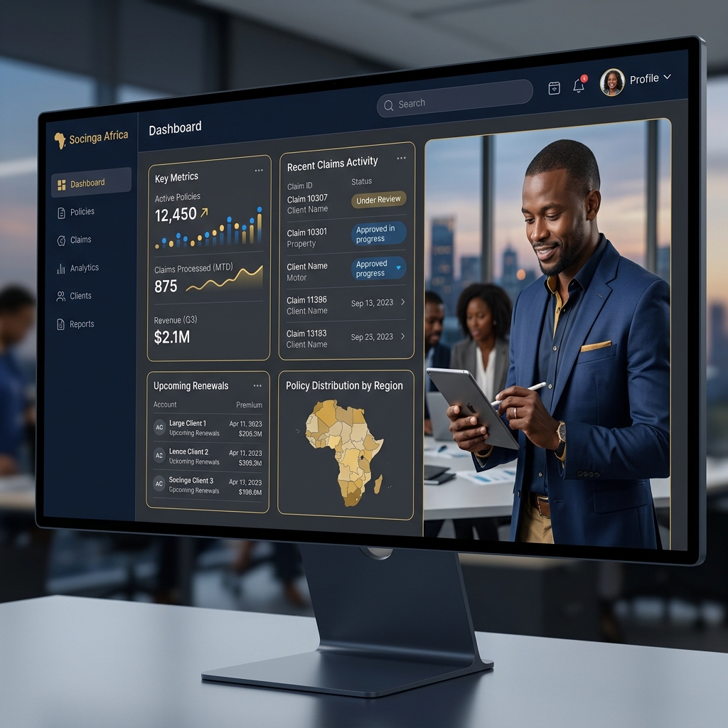 Socinga Africa — Enterprise Platform project by NWhite Systems